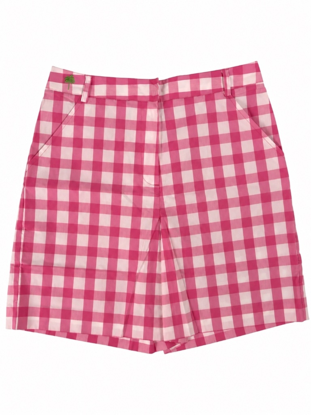 NWOT Lilly Pulitzer Bubblegum Pink Gingham Checked Par High Waist Shorts